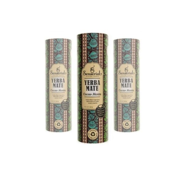 Hierba mate sabor cacao menta
