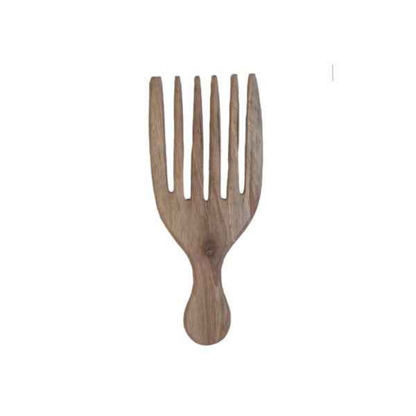 Peineta de madera pelo crespo