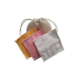 Pétalos desmaquillantes reutilizables de colores 6 unidades