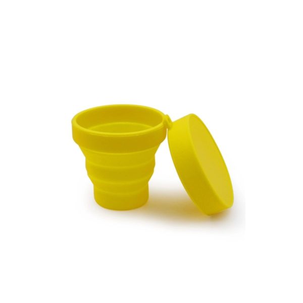 Vasito esterilizador de copita menstrual amarillo