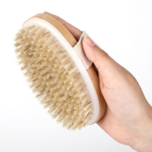 Cepillo con cerdas naturales para cepillado en seco