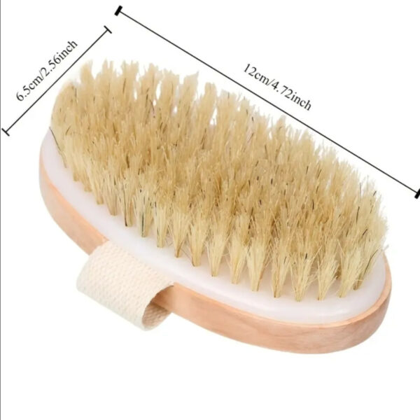 cepillomedidas Cepillo con cerdas naturales para cepillado en seco