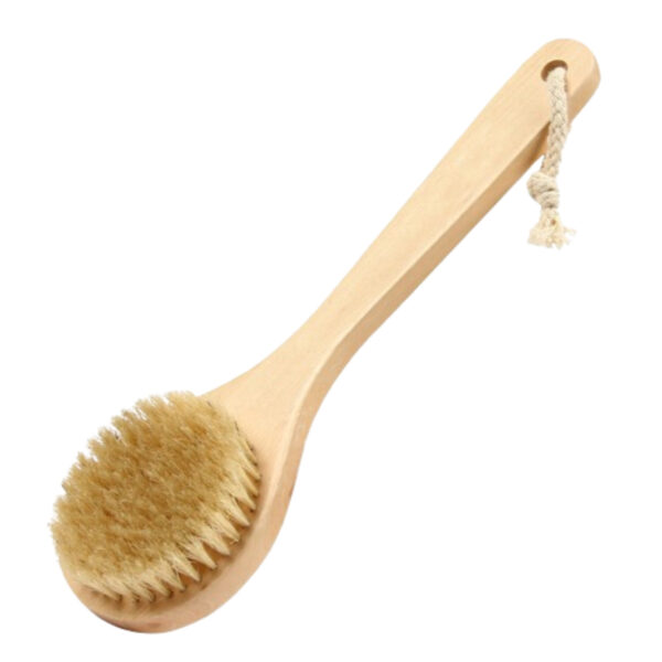 CEPILLO DE CERDAS PARA CEPILLADO EN SECO CON MANGO 25 cm