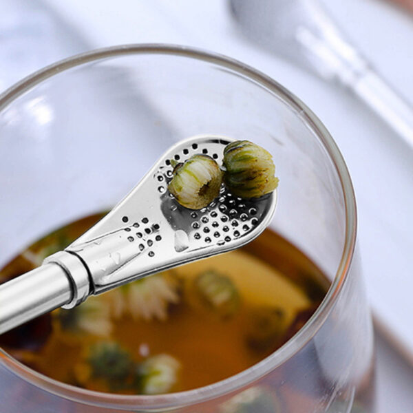 Bombilla para mate de acero inoxidable