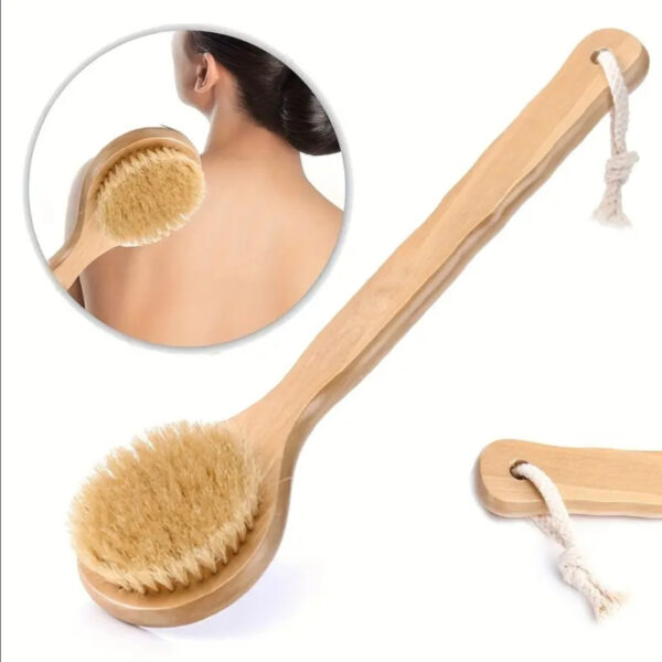 CEPILLO DE CERDAS NATURALES PARA CEPILLADO CORPORAL DE 30 CM