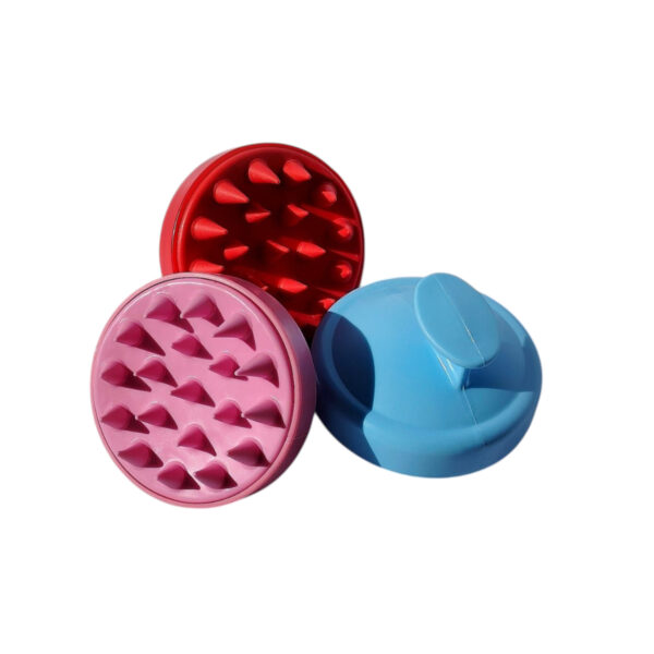 masajeadores Masajeador Exfoliante Cuero Cabelludo Silicona Rojo
