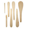 SET DE 7 PALETAS DE MADERA PARA DEPILACIÓN